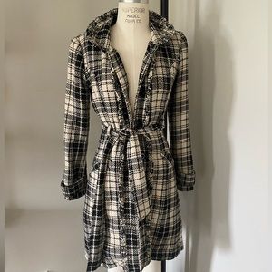 Plaid Jacket- black and white